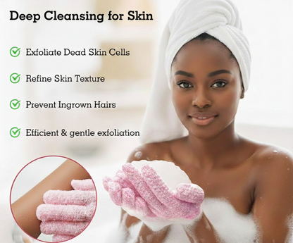Deep Clean Exfoliating Shower Gloves