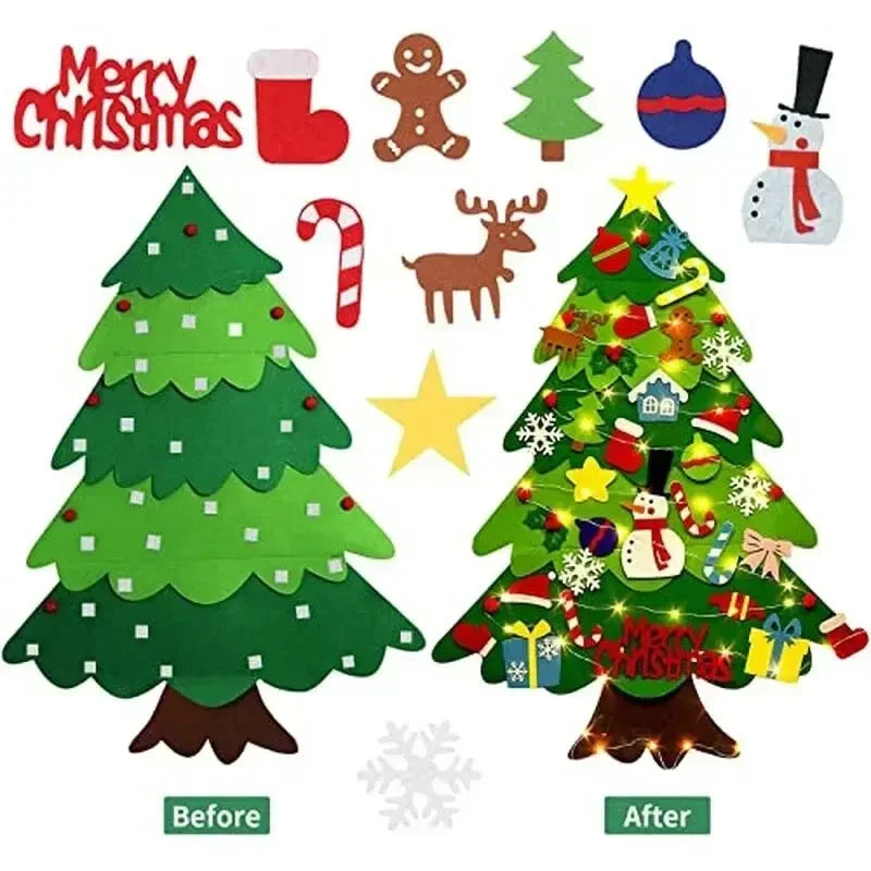 Magical Felt Christmas Tree Kit