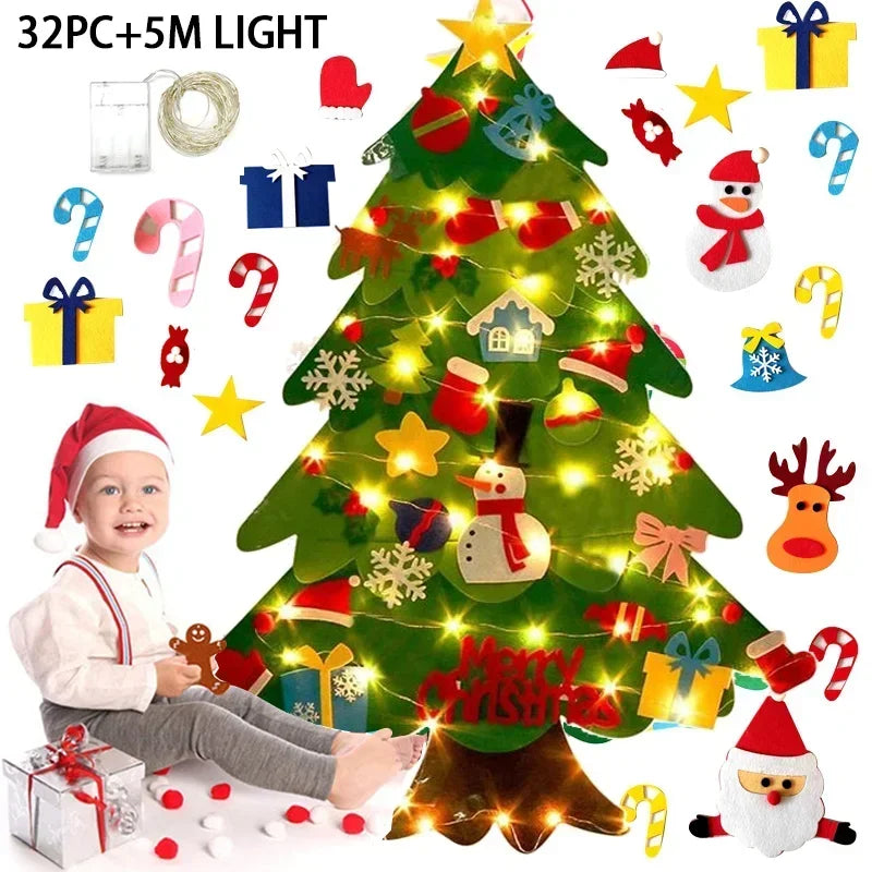 Magical Felt Christmas Tree Kit